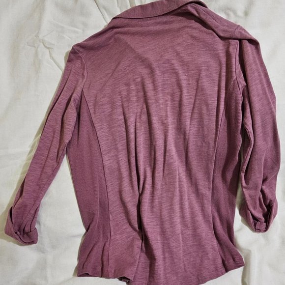 Style & Co. Lavender Buttoned Shirt - Picture 6 of 7